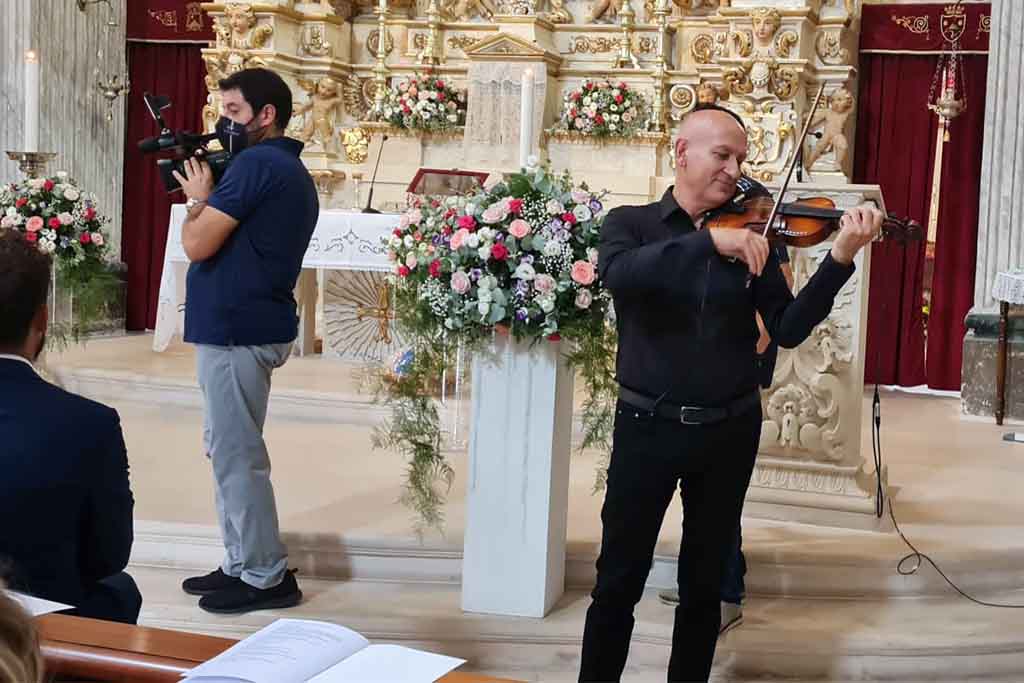Violinista cerimonia chiesa Lecce