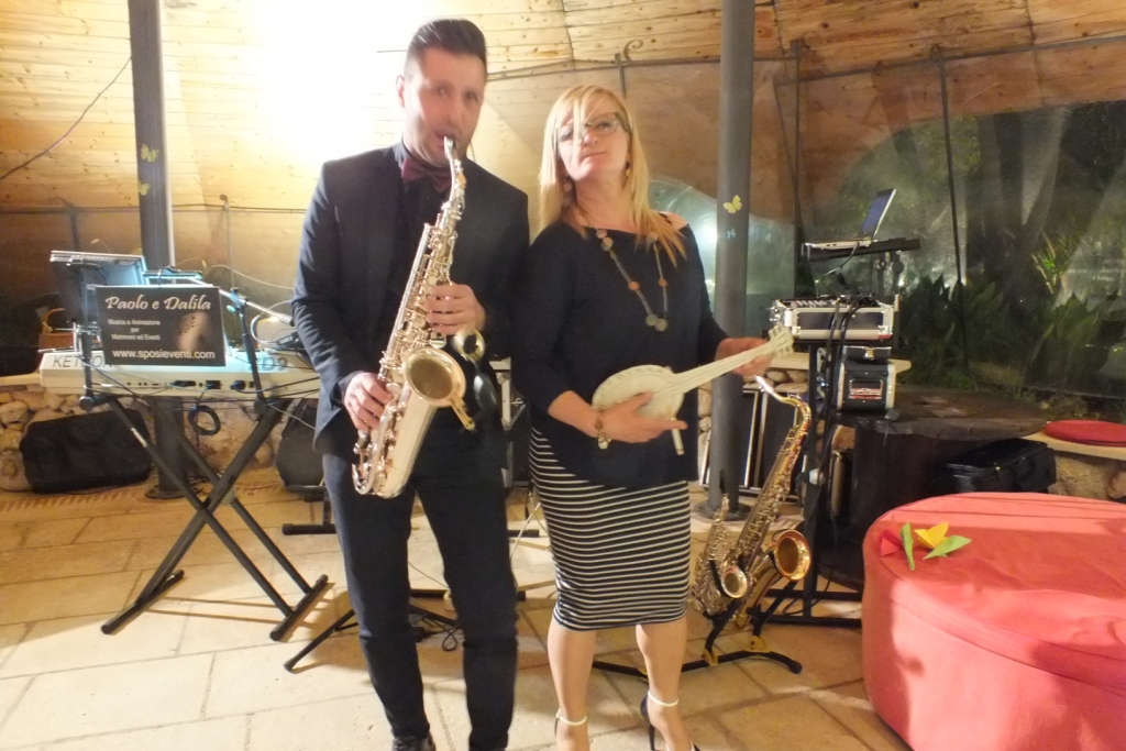 Gruppo con sassofonista per musica matrimonio Lecce
