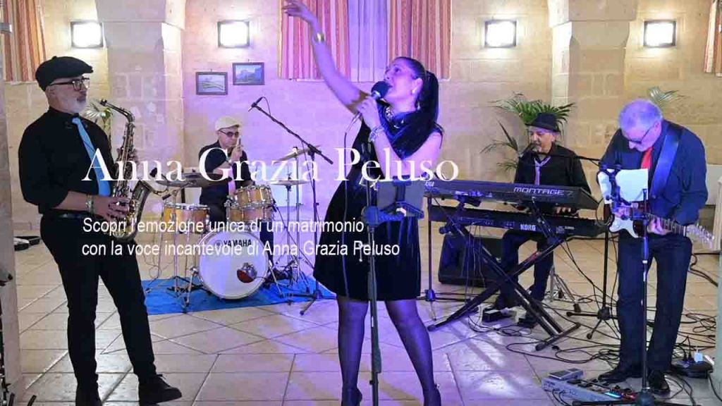Cantante matrimonio Anna Grazia Peluso